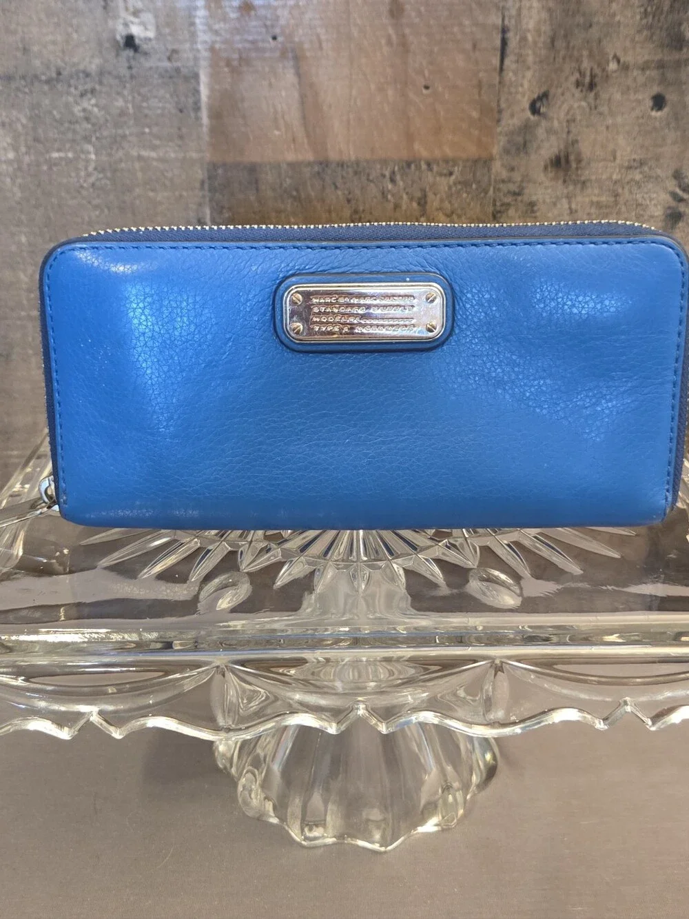 Marc by Marc Jacobs Q Slim Ziparound Wallet, Salton Sea Blue